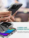 Crystal Clear Shockproof Transparent Case for iPhone 11 to 16 Series (Pro/Pro Max Included) - Image 3